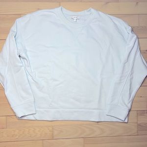 Reiss light blue pullover crew neck sweatshirt. Size L